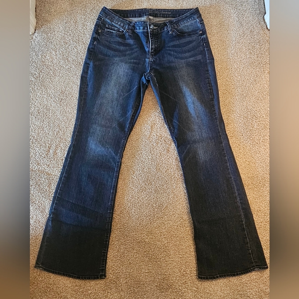 New York & Company Dark Indigo Bootcut Jeans